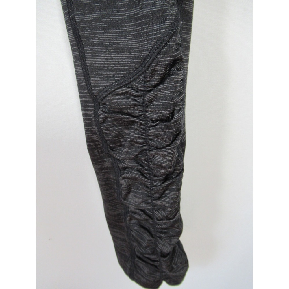 Mondetta Leggings Women Small Black/Gray Pockets Ruched - Picture 3 of 6
